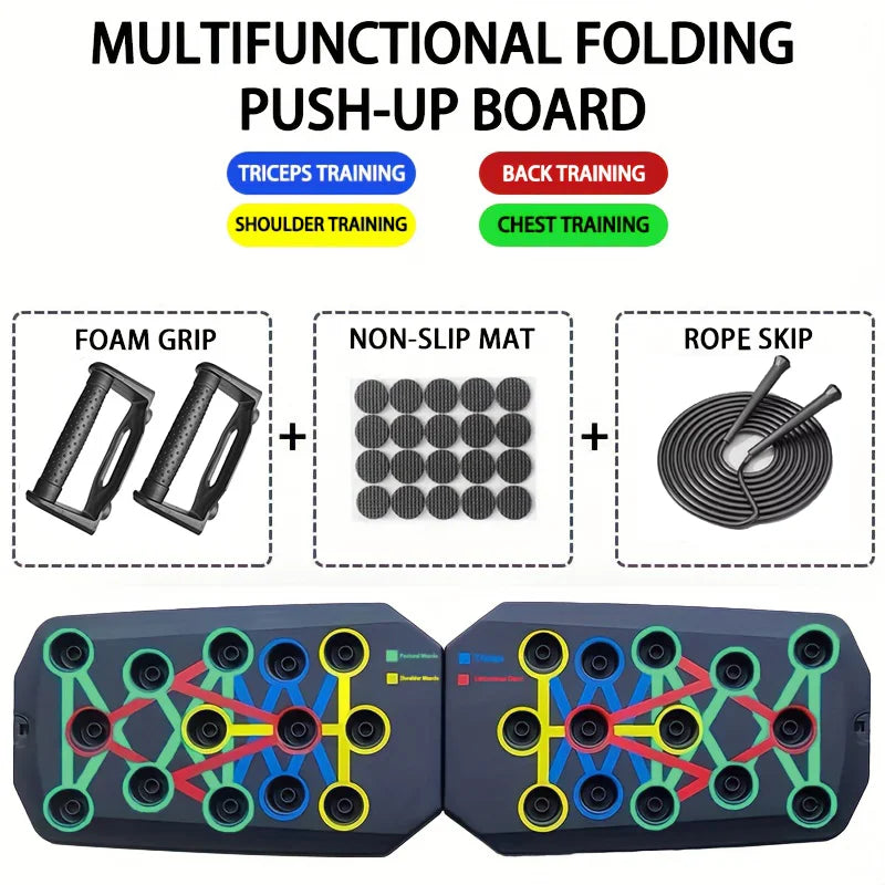 Multifunctional Folding Push Up Board