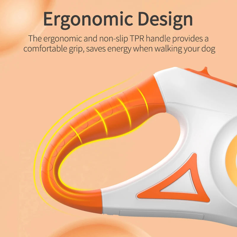 Dog Retractable Leash With Light