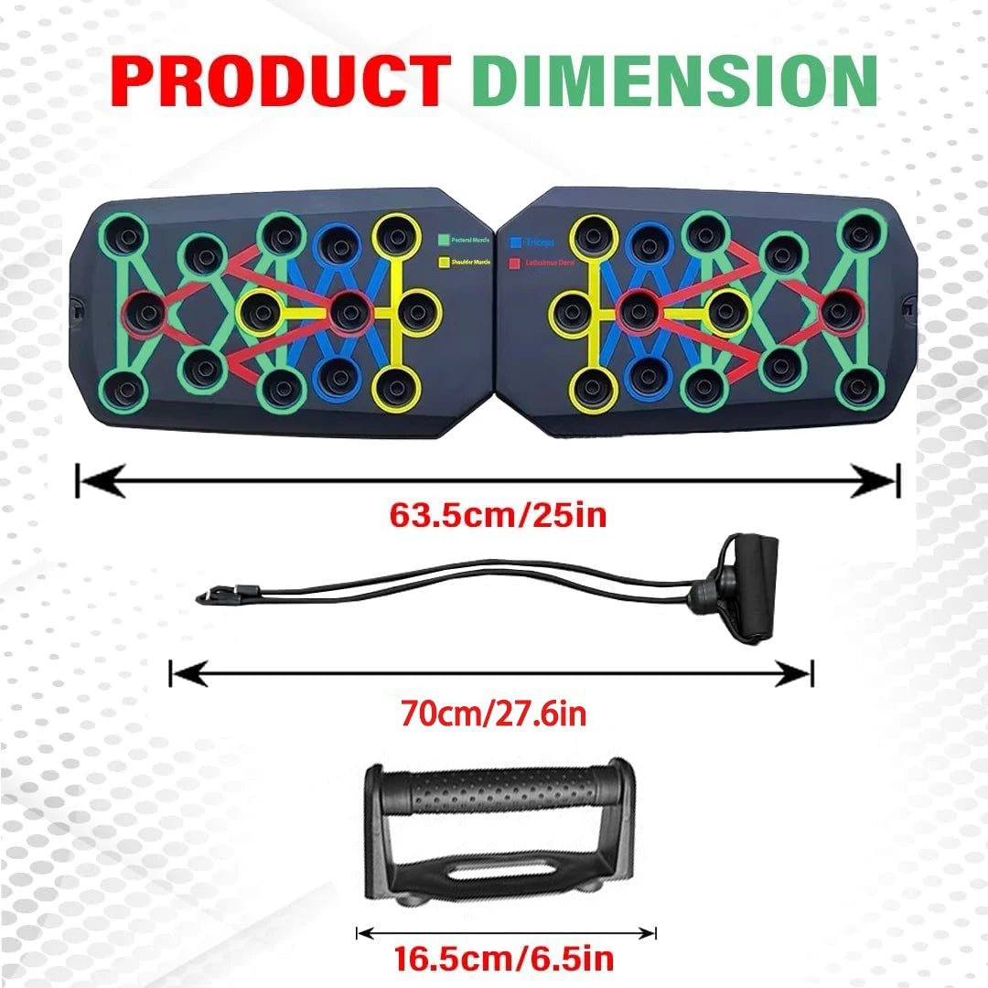 Multifunctional Folding Push Up Board