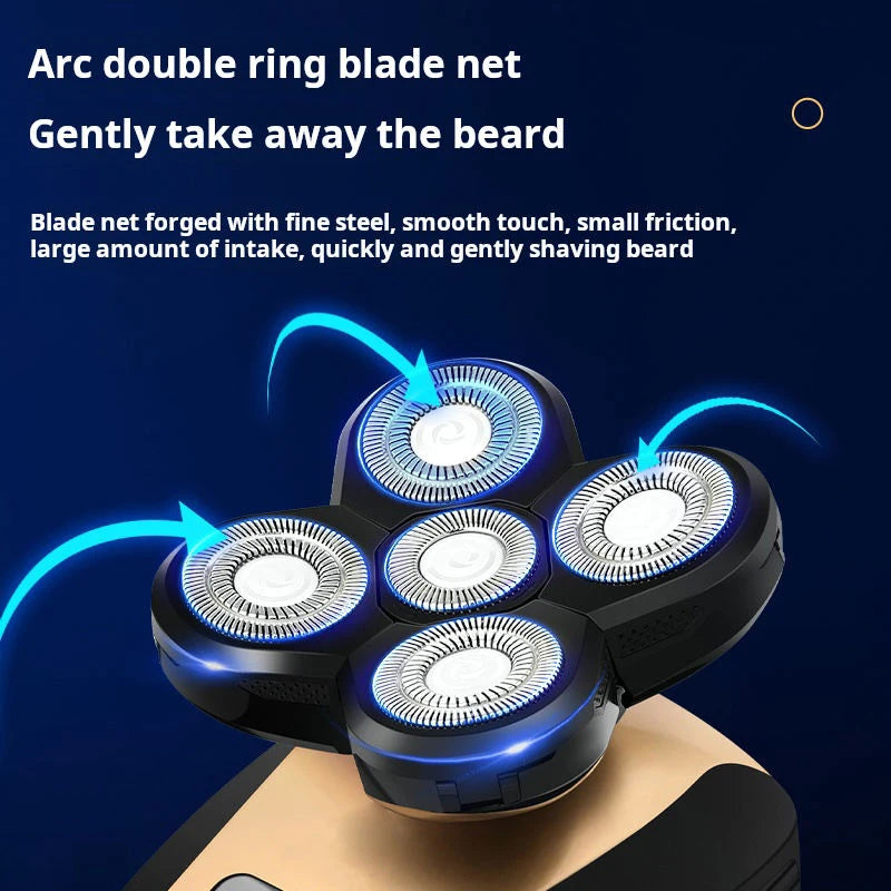 5-in-1 Electric Head Shaver