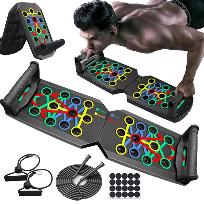 Multifunctional Folding Push Up Board