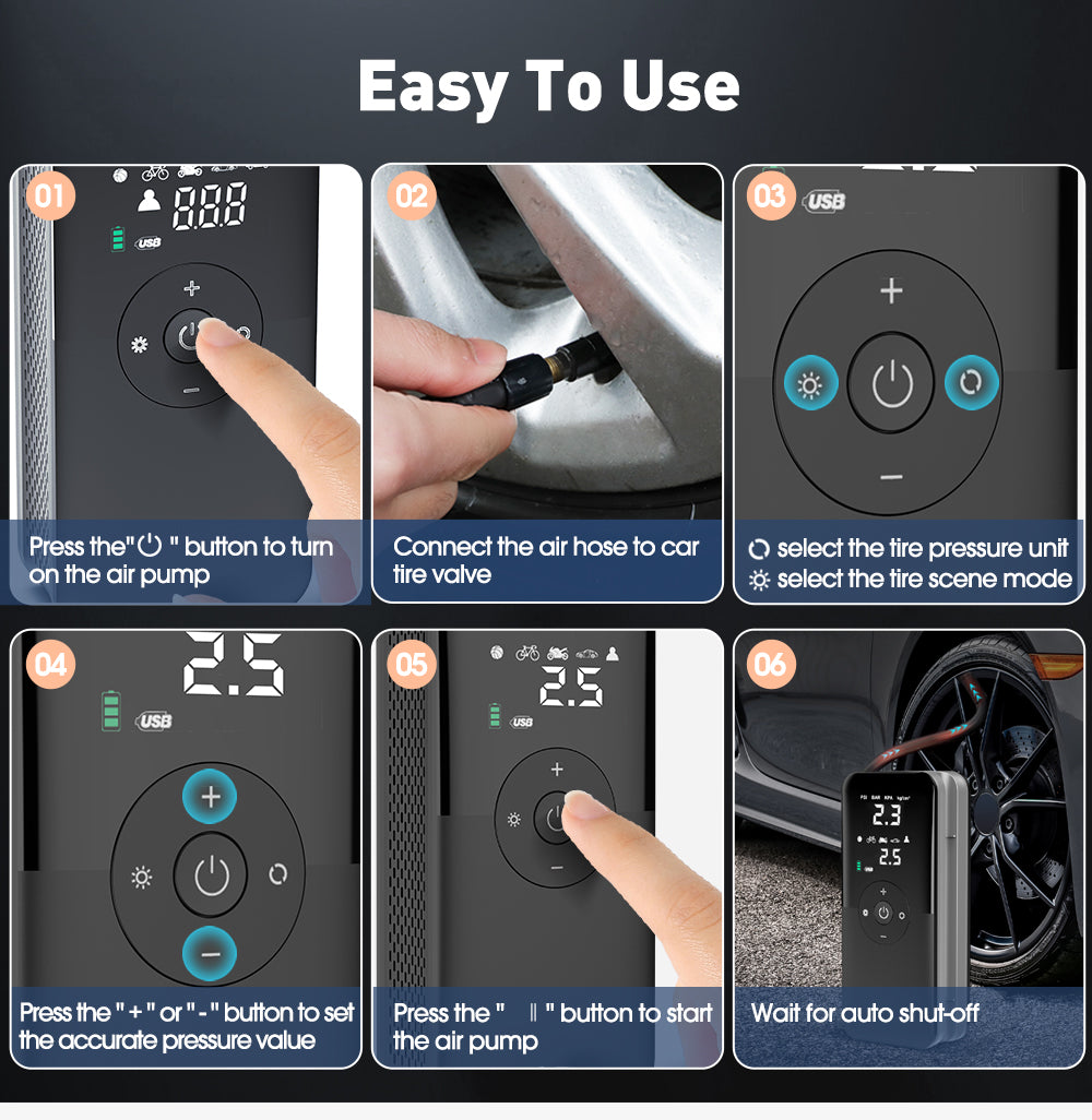 Electric Portable Tire Inflator
