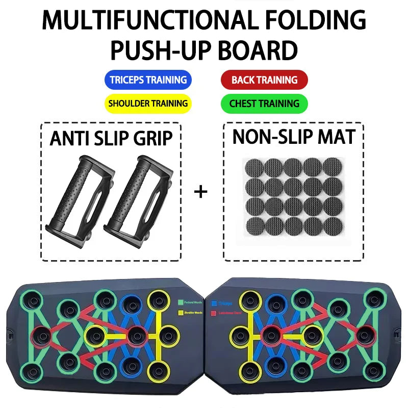 Multifunctional Folding Push Up Board