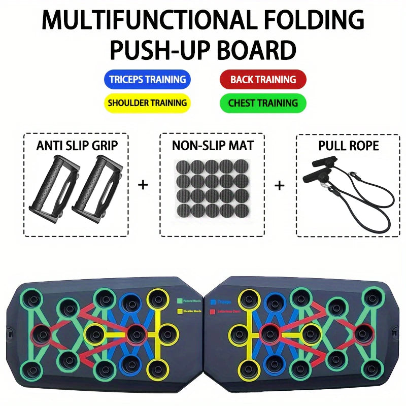 Multifunctional Folding Push Up Board